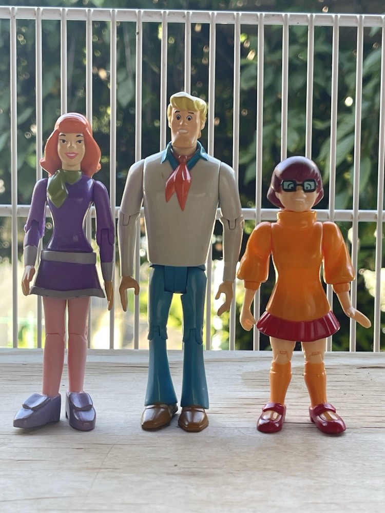1999 VTG Hanna Barbera Scooby-Doo Figure Lot (3) Fred Velma Daphne