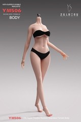 YM 1/6 Sexy Bust Super Flexible Seamless Body W/Details 12″ Female Figure Doll