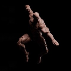 US MUFF TOYS ADAM 1/12 AD01 Male Figure Body Strong MuscleJoint Body 17cm Figure