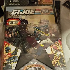 GI Joe Snake Eyes Vs Storm Shadow 25th Anniversary Comic 2 Pack – Brand New