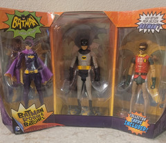 Mattel Batman Classic TV Series Batman Robin & Batgirl set