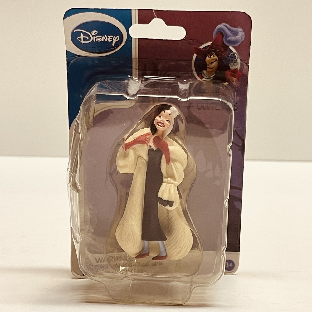 Disney Villains Figurine CRUELLA de VILLE 101 Dalmatians 3” Tall