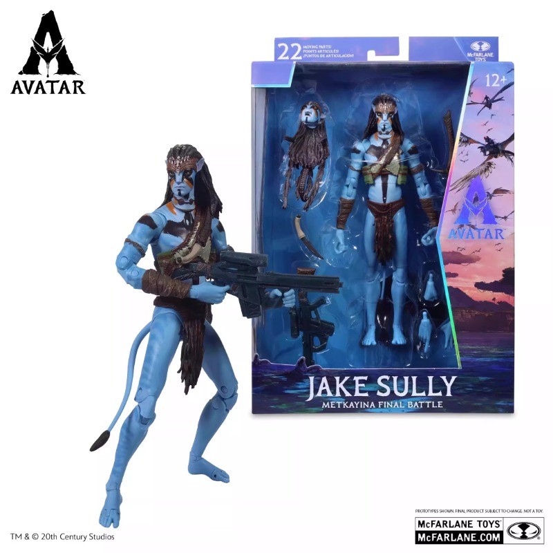 McFarlane Avatar:Fire and Ash Jake Sully 1/10 Action Figure Collection Model Toy