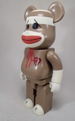 Be@rbrick Giant bearbrick 400% SOCK MONKEY medicom VINYL figure Designer Art toy