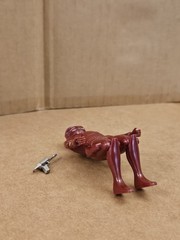1979 Sentry + Silver Blaster The Black Hole Red Robot Figure MEGO Disney Vintage