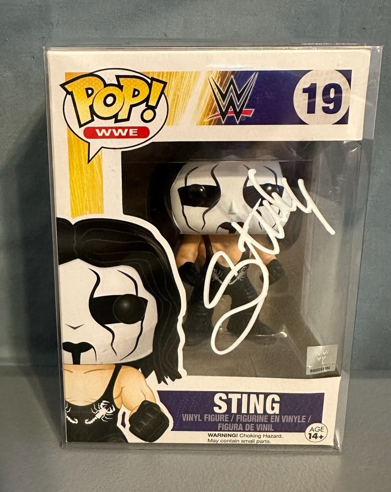 WWE Sting Signed 2016 Vaulted Funko Pop! #19