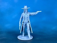 Action Figure Ghost of a cowboy Collectible Miniature Unpainted 1/32 scale 60mm