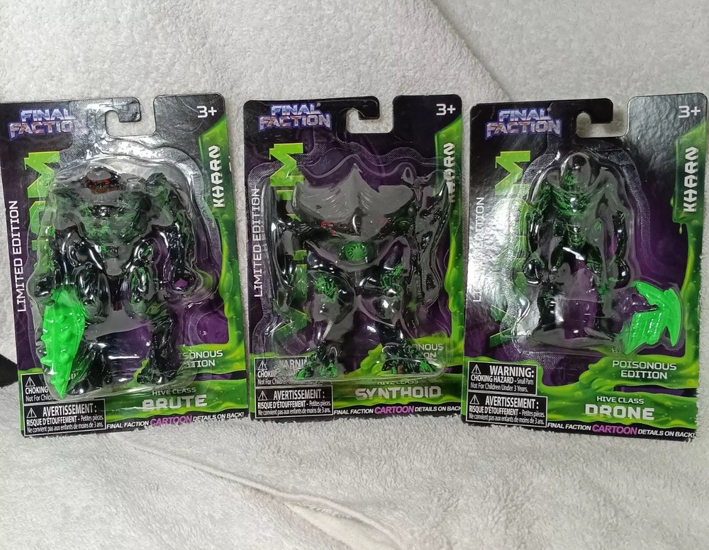 Final Faction Kharn Venom Poisonous Edition Drone, Brute, & Synthoid Figures New