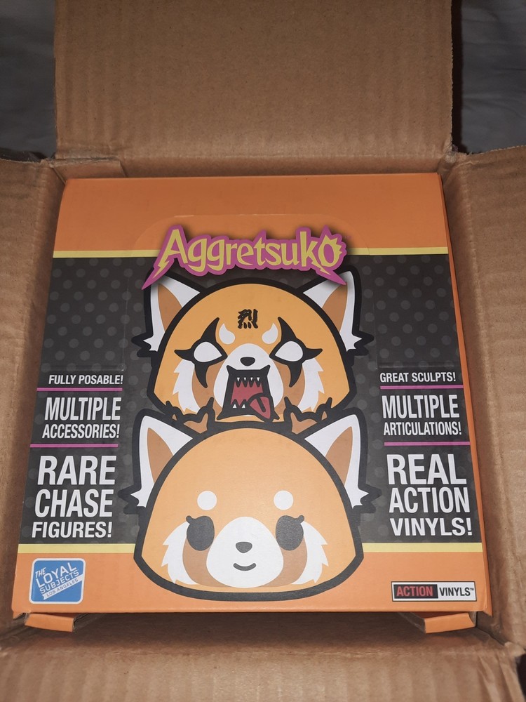 The Loyal Subjects AGGRETSUKO Action Vinyls Figure CASE OF 12 NEW IN DISPLAY BOX