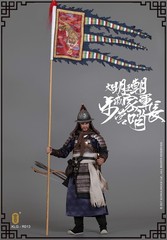KONGLINGGE Ming Dynasty Qi troop walk camp guard leader 12in Figure KLG-R013