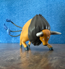 TAUROS a Wild Bull Pokemon – Set of Two (different poses) – by BANDAI – NEW
