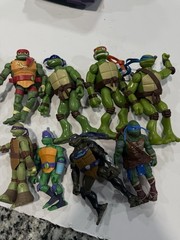 Huge Lot Mixed Teenage Mutant Ninja Turtles TMNT Figures Copters And More!