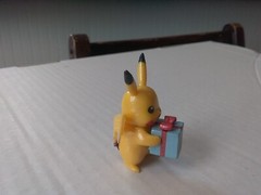 Pikachu Holding A Present Figure 2021 Jawares LLC Toy