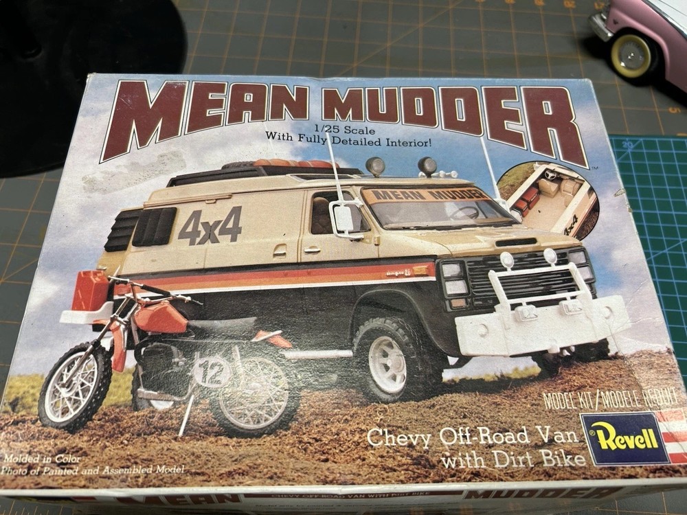 1978 Mean Mudder 4×4 1/25 REVELL Model Kit NEW Unbuilt Missing Rubber Wheels