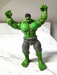 Marvel Hulk Green/Gray/Black Plastic Action Figure 5 in Tall