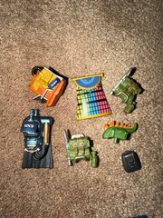 Fortnite Figure Accessories Lot 85 Pc Weapons Back Blings Tools Food Meds Parts