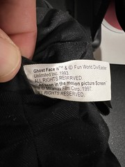 Vtg 1997 Ghostface 18″ Plush Doll Scream Movie Spencer Gifts RARE ~ Not Working