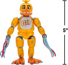 Jazwares FNAF Five Nights at Freddy’s Office Set Withered Chica 5-in Figure New