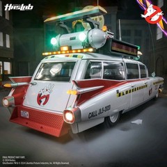HASLAB Ghostbusters Plasma Ecto-1 Anniversary Deluxe Edition In Sealed Box
