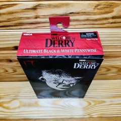 NECA Welcome To Derry Ultimate Black & White Pennywise Glow In The Dark Eyes