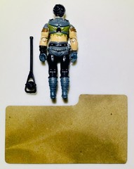 G.I. Joe 1986 Thunder Machine, Thrasher, Blueprint, File Card, 100% COMPLETE WOW