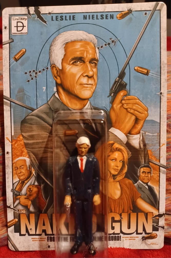 Naked Gun the movie Display only art action figure toy