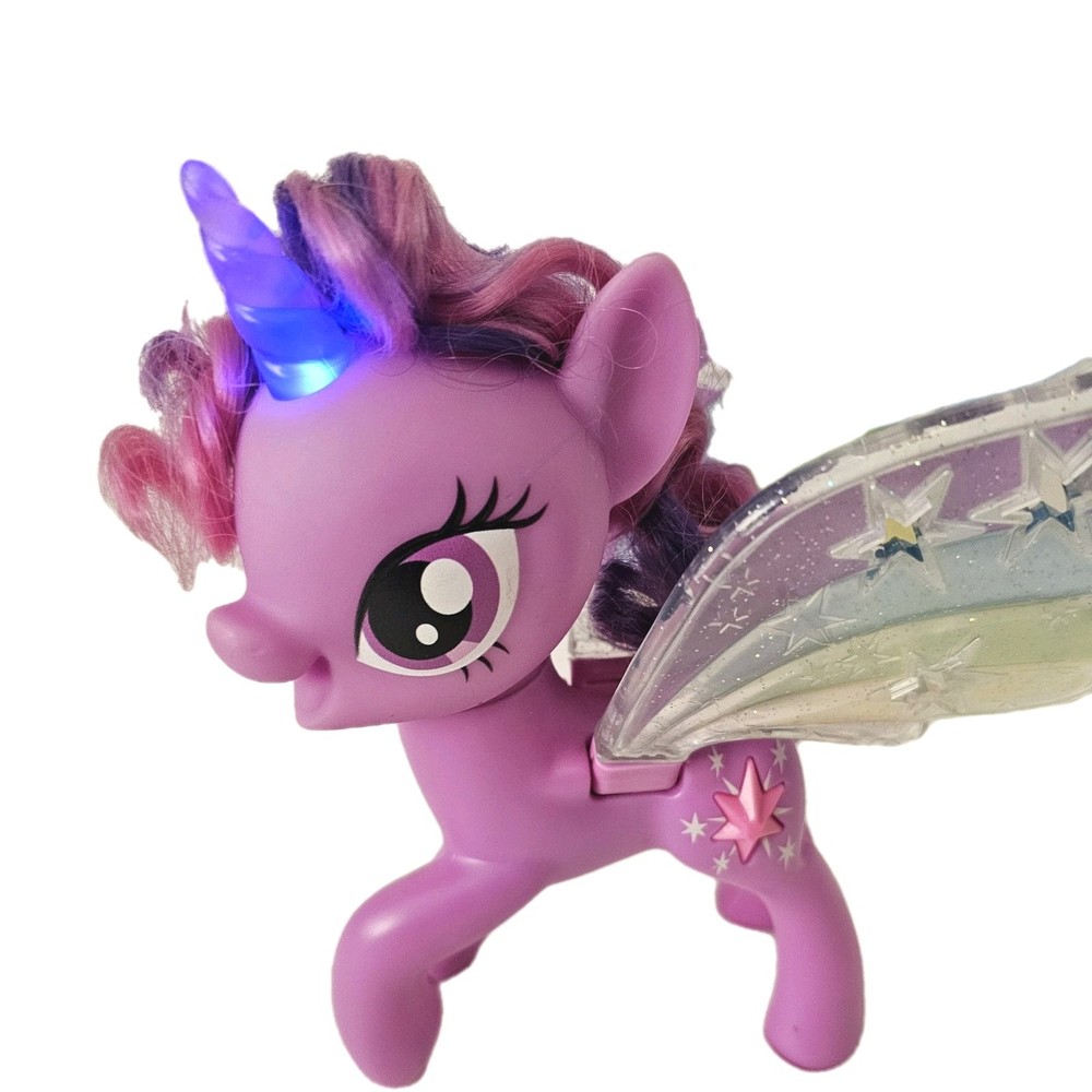 My Little Pony G4 Twilight Sparkle Rainbow Wing Princess- 8” Lights Up