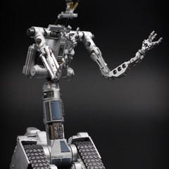 GYTOYS Short Circuit 2.0 Two Heads 3.75” Model Color Ver Resin Statue 1/18