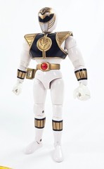 MMPR DELUXE WHITE TIGERZORD COMPLETE Mighty Morphin Power Rangers Original