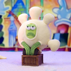 Spongbob Residents of Bikini Bottom-Whimsical Plush Part2, Blind Box Keychain –