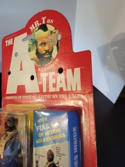 Mr. T as B.A. Barracus 1983 A-TEAM Galoob MOC NEW Sealed