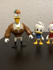 DISNEY DUCKTALES LAUNCHPAD MCQUACK FIGURE LOT HUEY DEWEY LOUIE WEBBY PHATMOJO