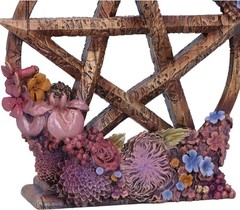 Nemesis Now Season of The Pentagram Figurine, Resin, Bronze (Spring), 16.5