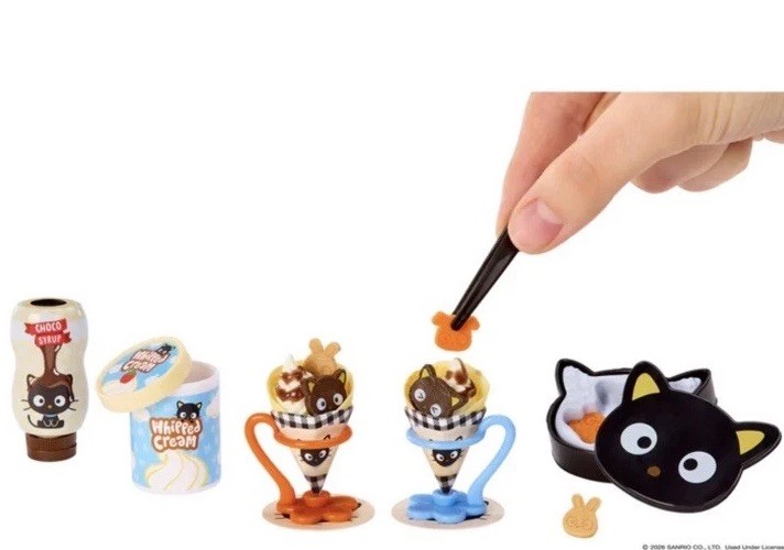 NEW MGA Miniverse Make It Mini SANRIO Hello Kitty Series 4 CHOCOCAT CREPE SET