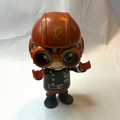 Funko Plastic Figure Red Helmet Goggles Black Uniform, Orange/Gold 2018