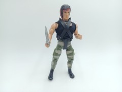 Vintage Rambo Parachute Action Figure Jocsa Argentina 1980s Rare Find Not Coleco