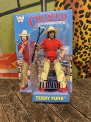 WWE ULTIMATE TERRY FUNK FIGURE WWF AWA NWA WCW ELITE LEGENDS HASBRO LJN RETRO