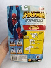 TOY BIZ AMAZING SPIDER-MAN STEALTH VENOM and DUAL BLAST SHOCKER ACTION FIGURE
