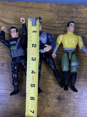 1993 Mattel Warner Demolition Man Kick Fighting Spartan Figure Lot Stallone 5.5”