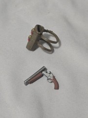 Valaverse The Black Action Force Blackbeard Shotgun + Holster 6″ Custom Fodder