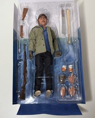 NECA Reel Toys Jaws Quint Shark Battle 8” Clothed Action Figure Preowned Loose