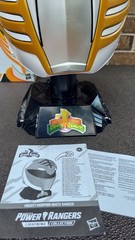 White Ranger Helmet SIGNED Jason David Frank Power Rangers Lightning Collection
