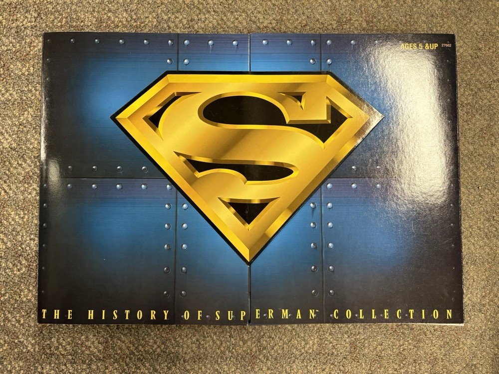 + Hasbro 1996 The History of Superman Collection 3 Action Figure Set NIB