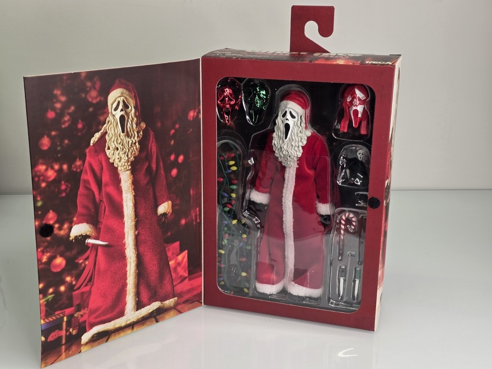 NECA GHOST FACE GHOSTFACE SANTA’S SLAY ULTIMATE 2026 ACTION FIGURE – IN HAND