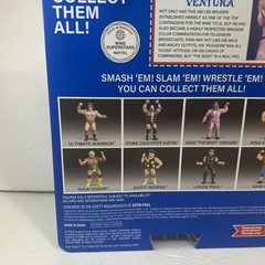 LJN WWE Superstars Series 2 Jesse The Body Ventura Blue Card By Mattel