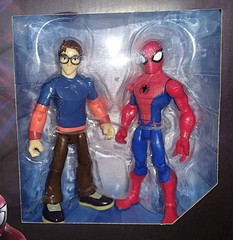 Marvel Spider-Man Crime Lab Play Set w Action Figure 2-Pack Disney Store ToyBox