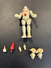 Vintage 1977 Mego Micronauts Force Commander Magnetic Chest And Both Hand Shoot