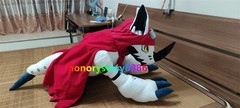 Anime Digimon Huckmon Big Doll Plush Stuffed Soft Toy 60cm Pillow Christmas Gift