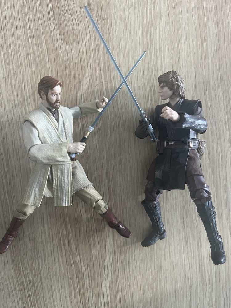 Hasbro Star Wars The Black Series Anakin Skywalker and Obi Wan Kenobi ROTS