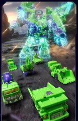 Blokees Transformers Defender Ver Devastator Constructicons Combiner 6in1 Models